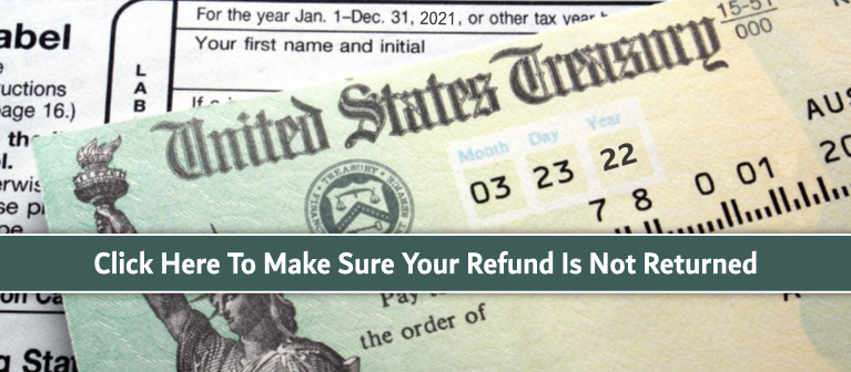 Taxes 0 Avoid A Returned Refund