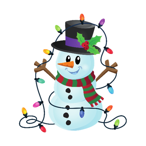 Snowman for Holiday Hours